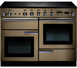 RANGEMASTER  Professional 110 Electric Induction Range Cooker - Cream & Chrome